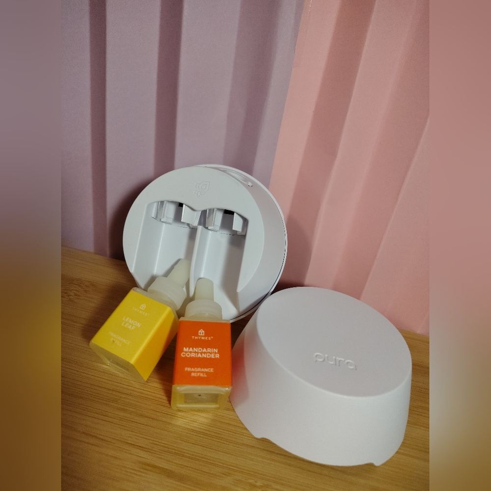 Thymes x Pura 4 - Smart Home Fragrance Diffuser Kit - Mandarin Coriander & Lemon - Picture 9 of 11